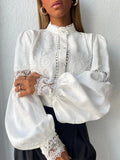 Blusa de Encaje Blanca