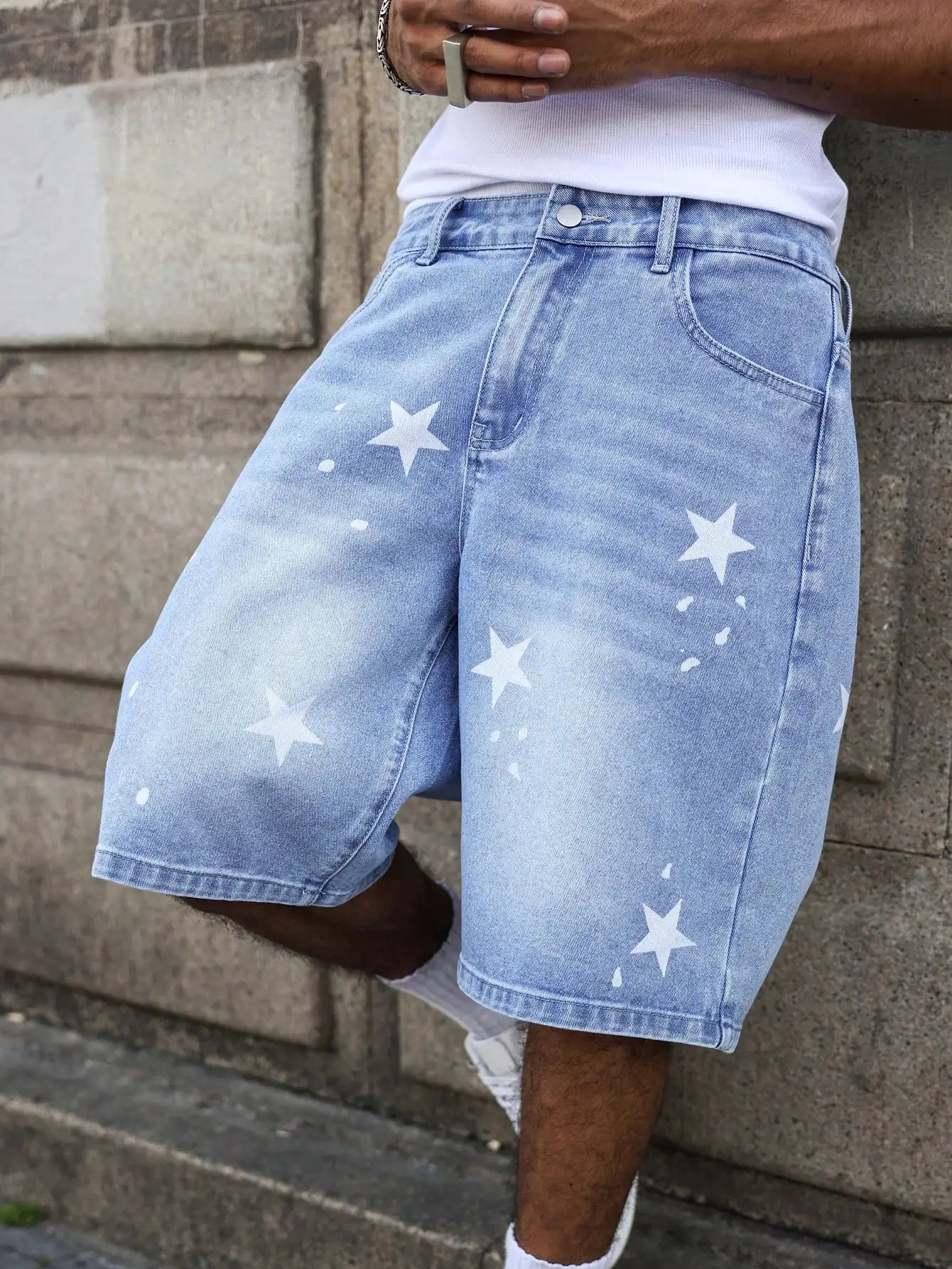 Short Star azul