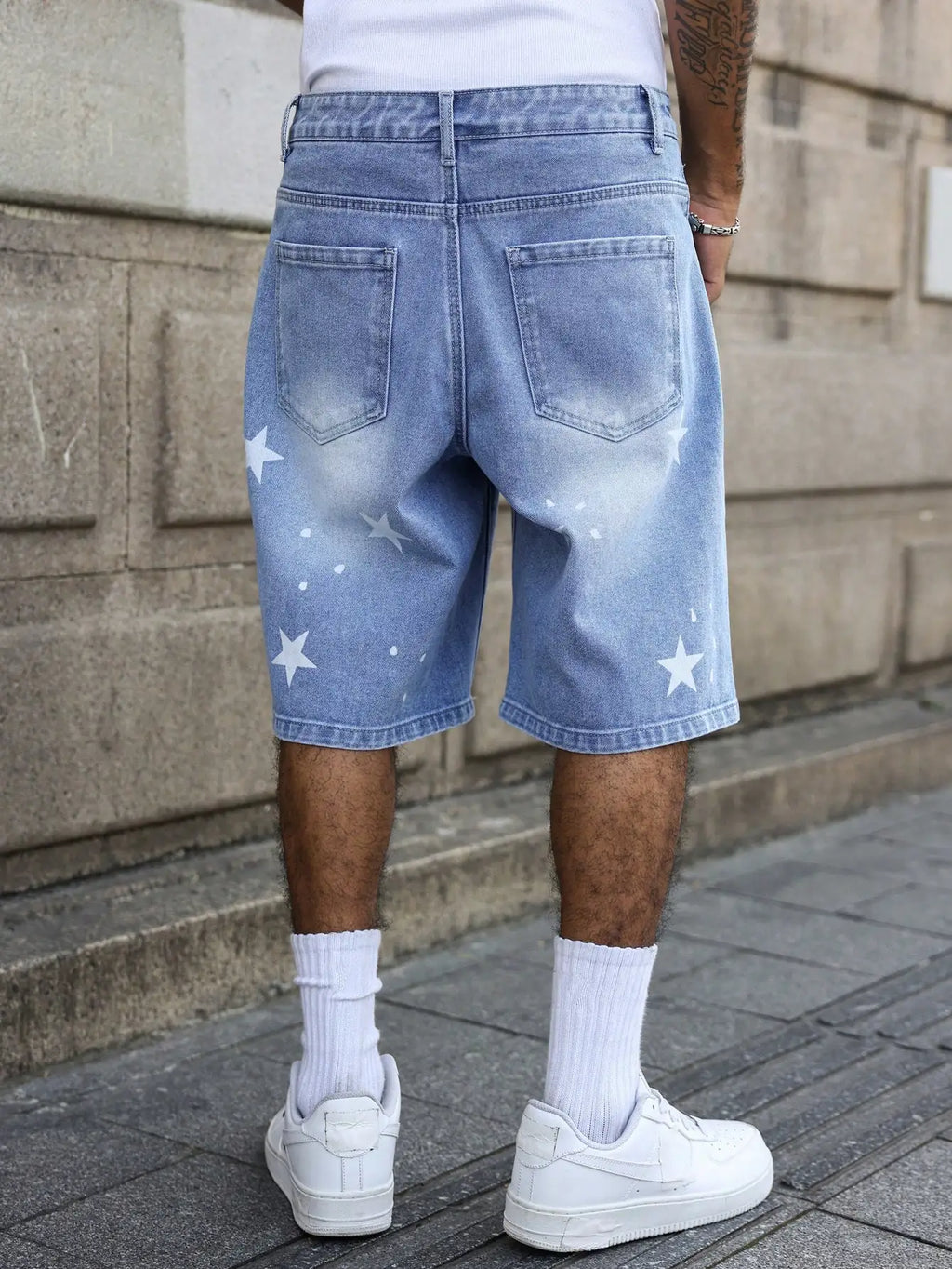 Short Star azul