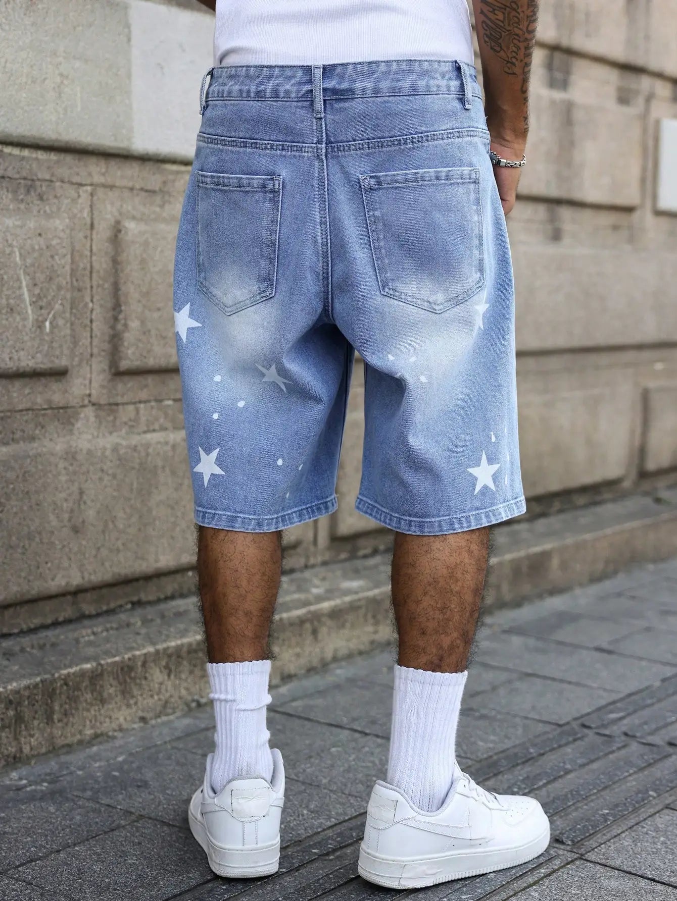 Short Star azul