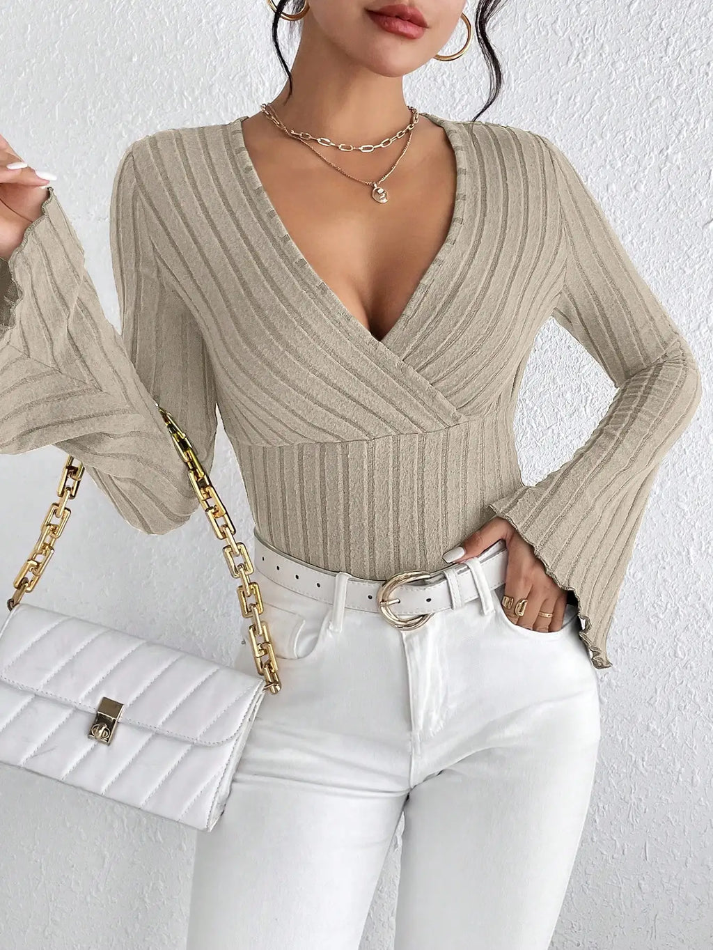 Blusa Manga Ancha
