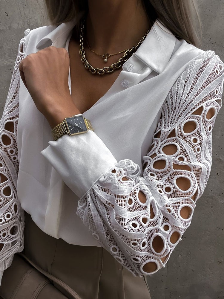 Blusa Hollow Out